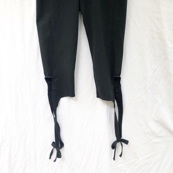 FREE PEOPLE | FP MOVEMENT TURNOUT CROP LACE UP BLACK LEGGINGS SMALL - Picture 6 of 9